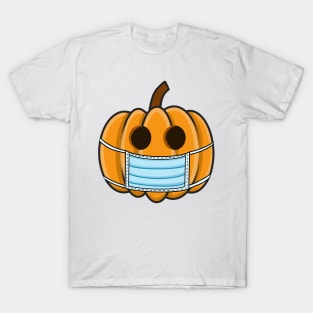 Halloween Pumpkin face mask T-Shirt